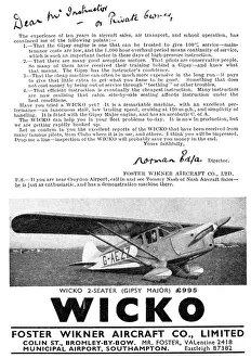 Wicko: Wicko G-AEZZ