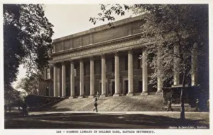 Widener: Widener Library, Harvard University, Cambridge, Mass, USA