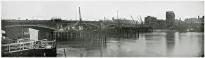 Enlargement: Widening of Blackfriars Bridge, London 1908