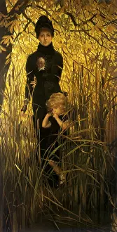 Tissot: Widow and Daughter, by Tissot