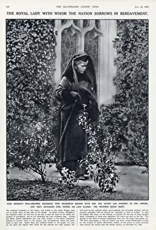 Widowed: The widowed Queen Mary