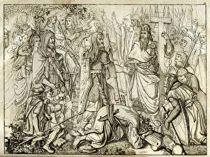 Saxons: Widukind, circa 730 - 807, Duke of the Saxons