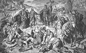 Saxons: Widukind, + circa 810, Duke of Saxony, surrender