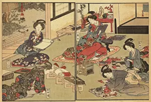 Bream: Wife of the elite samurai class relaxing