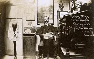 Bottomed: Wigmaker making a wig for the legal profession
