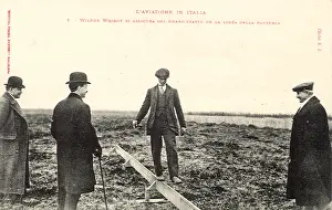 Balancing: Wilbur Wright Balancing on a Wooden Beam