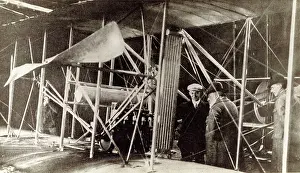 Wilbur: Wilbur Wright explaining the technicalities of his aircraft