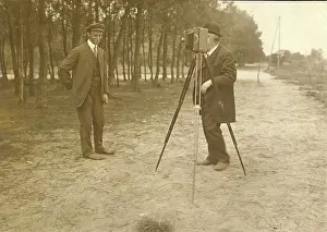 Wilbur: Wilbur Wright having his photograph taken
