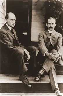 Usz62: Wilbur Wright and Orville Wright on the ?