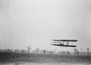 Dayton: Wilbur Wright Piloting Wright Flyer II, 1904