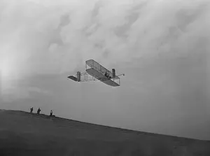 Aerodynamics: Wilbur Wright pilots a glider during Wright ?