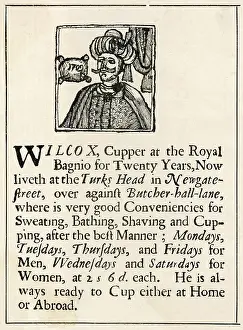 Cupping: Wilcox the Cupper - Advert