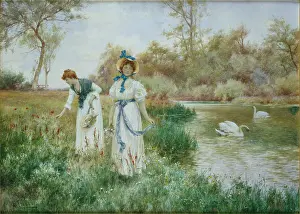 Wild Flowers " two young ladies