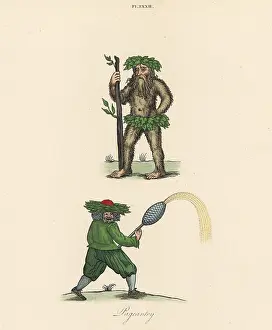 Strutt: Wild men from medieval pageants