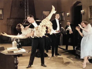 Cpc001: Wild Party with Woman Flapper Turned Upside-Down