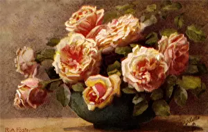 Comforted: Wild Roses in Bowl