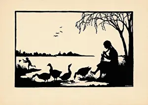 Schirmer: The Wild Swans in silhouette
