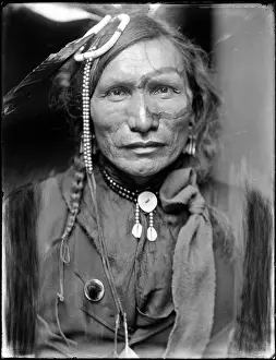 Kasebier: Wild West. Iron White Man, a Sioux Indian ?