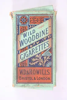 Receptacle: Wild Woodbine Cigarettes box