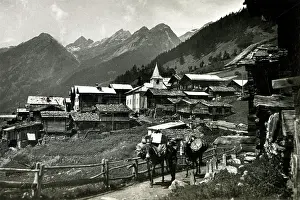 Lötschental: Wiler in the district of Raron, Switzerland