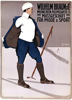 Moos: Wilhelm Braun clothing advert