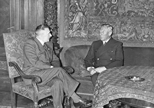 Filchner: Wilhelm Filchner with Reich Minister Rust