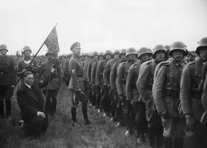 Nsdfb: Wilhelm, German Crown Prince with the Stahlhelm