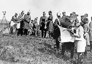 Helmuth: Wilhelm II with his General Staff, 1913