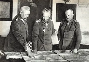 Ludendorff: Wilhelm II Germany, centre, in the German High