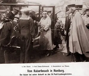 Plessen: Wilhelm II in Hamburg, around 1910