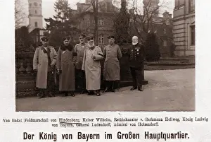 Ludendorff: Wilhelm II at the headquarters