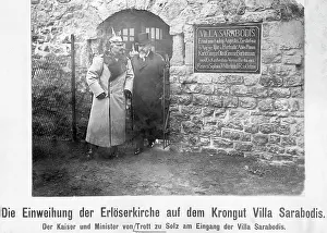 Inaugurated: Wilhelm II at the inauguration of the Erloeserkirche