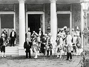 Menzel: Wilhelm II and his officers