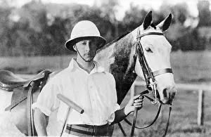 Reins: Wilhelm II as a polo player, around 1880