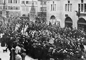 Vogel: Wilhelm II in Strassburg, 1899