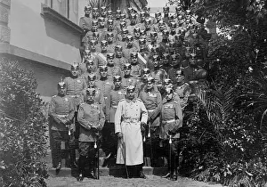 Metz: Wilhelm II visiting the troops in Metz, 1914