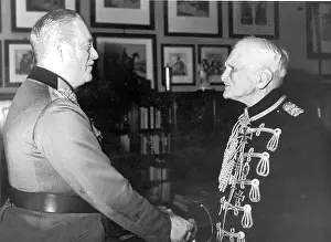 75th: Wilhelm Keitel congratulates August von Mackensen, 1944
