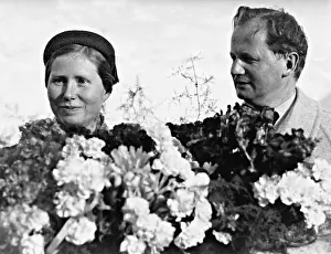 Helene: Wilhelm Kempff with his wife Helene, 1936