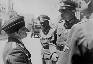 Deployed: Wilhelm List in conversation with Alfred Sturm during the ca