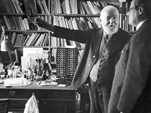 Chemicals: Wilhelm Ostwald in his laboratory, 1931
