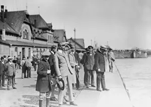 Bremen: Wilhelm of Prussia in Bremerhaven, 1925