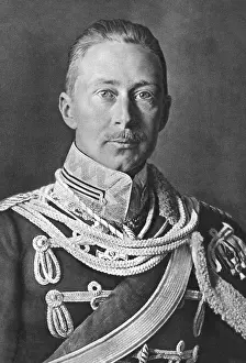 Kuntze: Wilhelm of Prussia as a hussar, 1913