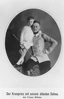 Eldest: Wilhelm of Prussia with his oldest son, 1910