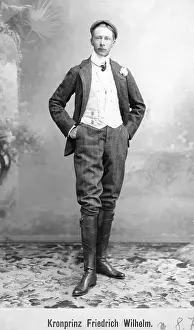 Fraternity: Wilhelm of Prussia as a student, c. 1902