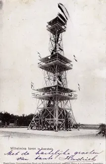 Javanese: Wilhelmina Tower at Surabaya, Java, Indonesia