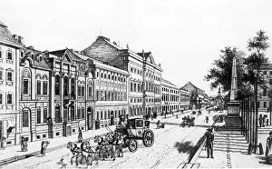 1810: Wilhelmstrasse in Berlin, around 1820