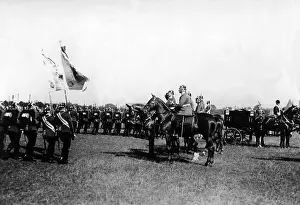 Wilhlem: Wilhlem II at the autumn parade, 1909