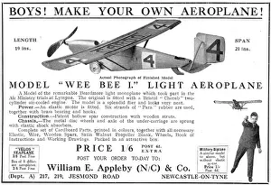 Willaim: Willaim E.Appleby Model Aircraft - Beardmore Wee Bee