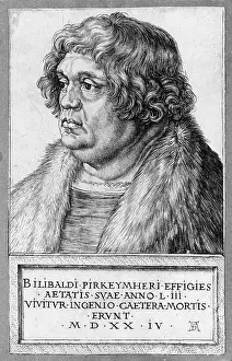 Durer: Willebald Pirkheimer, 1524