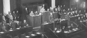 Frick: Willhelm Frick at the opening of the Reichstag